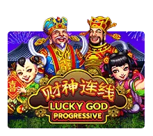 ทดลองเล่นJOKER เกม Lucky God Progressive เครดิตฟรี จากค่าย JOKER GAME